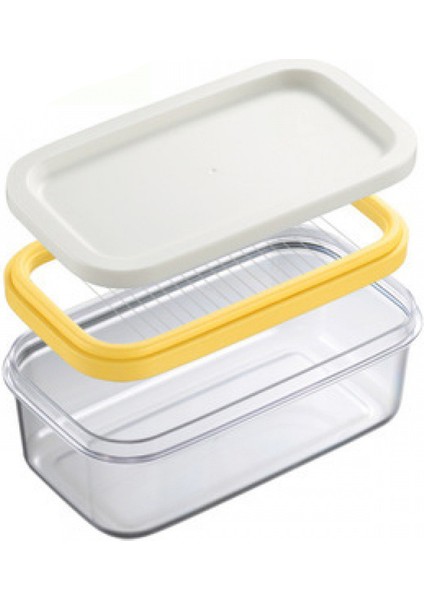 Mutfak Taşınabilir Tereyağı Kutusu Kapaklı Dikdörtgen Konteynerli Yiyecek Kesme (Yurt Dışından)