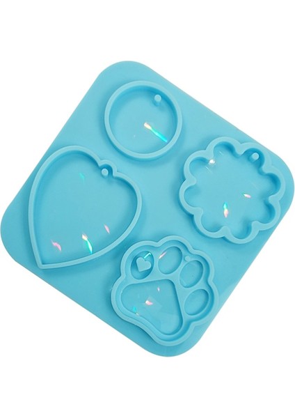 Holografik Işık ve Gölge Anahtarlık Kristal Epoksi Reçine Kalıp (Yurt Dışından) modelleri