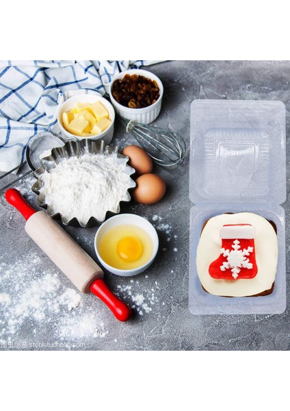 50 Adet Plastik Gıda Paketleme Kabı, 5,1 Inçx4,7 Inçx2,8 Inç (Yurt Dışından) modelleri