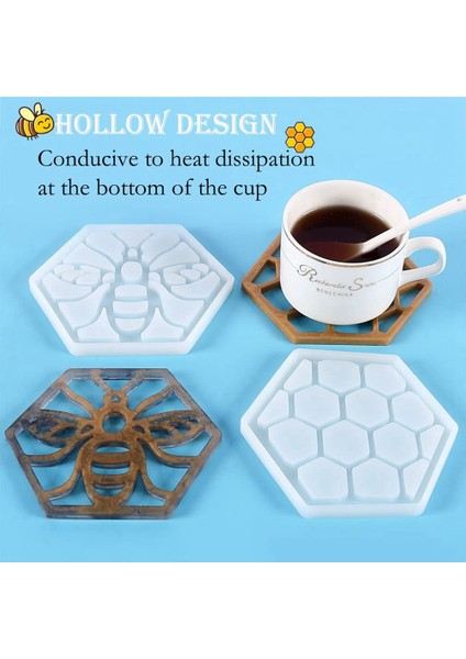 Dıy Craft Için Reçine Coaster Kalıpları Silikon Araba Bardak Tutucu Kalıp (Yurt Dışından)