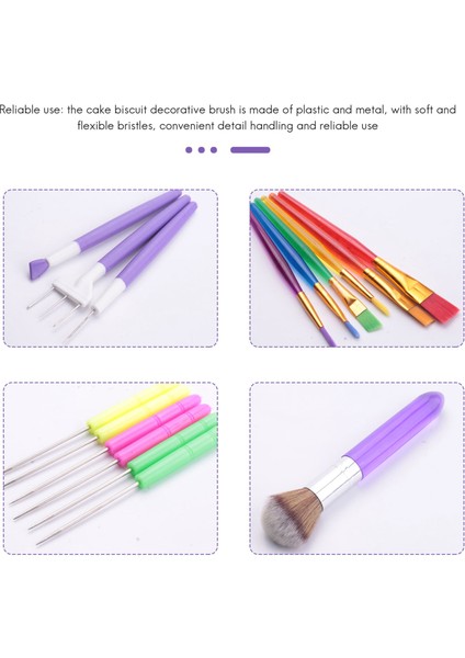 19 Adet Kek Dekorasyon Alet Seti, Kurabiye Kek Dekorasyon Araçları Için (Yurt Dışından) indirimleri