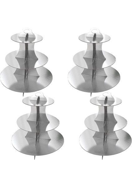 Doğum Günü Için 24 Cupcake Için 3 Katlı Cupcake Tutucu Tatlı Kulesi (Yurt Dışından)