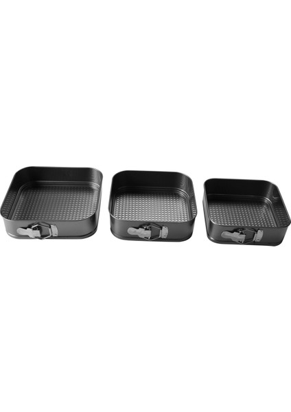 Kare Kelepçeli Tatlı Tavası Yapışmaz Sızdırmaz Kek Tavası (Yurt Dışından)