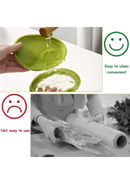 Avokado Limon Domates Tasarrufu ve Depolama Gıda Saklama Kutusu Için 4pcs Pod (Yurt Dışından)