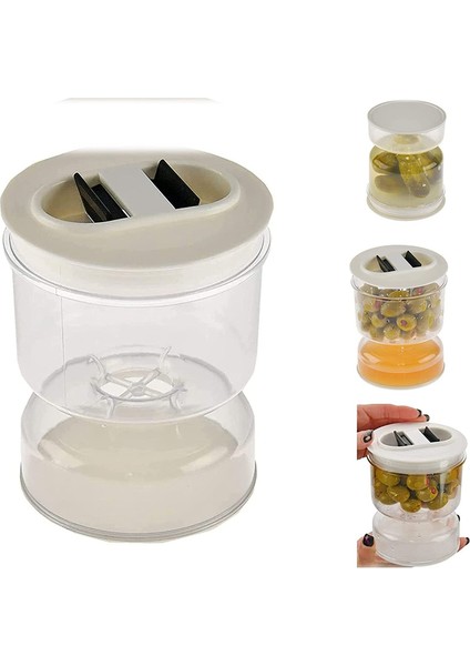 Turşu Kavanozu Kuru ve Islak Dispenser Turşu ve Zeytin Kum Saati Kavanozu (Yurt Dışından) fiyatları