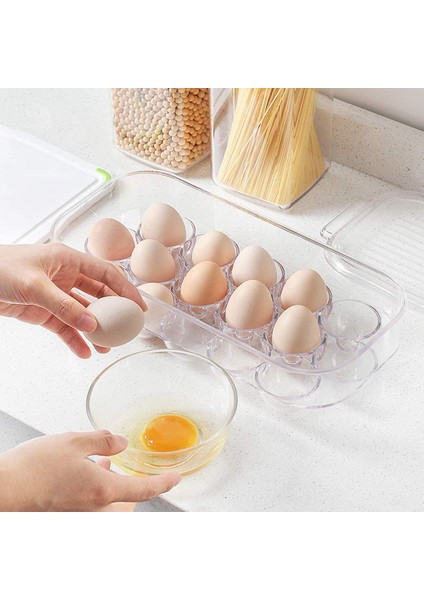 Kapaklı Istiflenebilir Yumurta Saklama Kutusu, Buzdolabı Dolabı Için, 3'lü Set (Yurt Dışından) modelleri