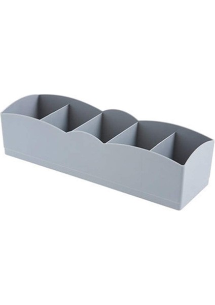 Plastik Organizatör Kravat Sütyen Çorap Kozmetik Çekmece Saklama Kutuları (Gri) (Yurt Dışından)