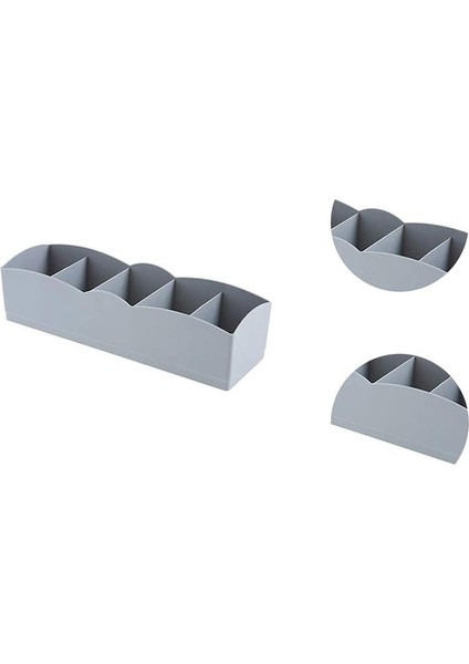 Plastik Organizatör Kravat Sütyen Çorap Kozmetik Çekmece Saklama Kutuları (Gri) (Yurt Dışından) fiyatları