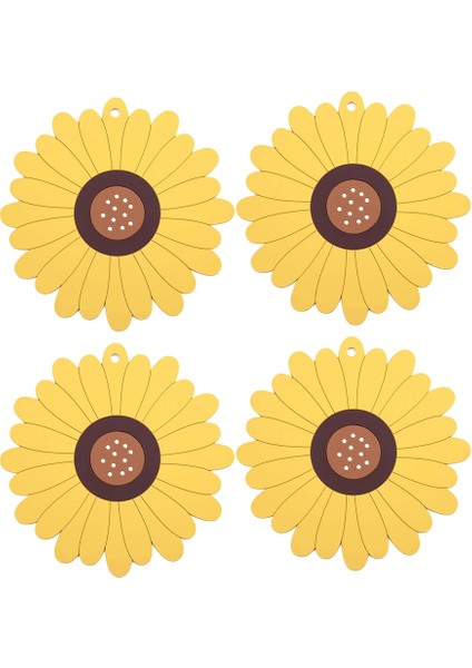 Adet Trivet Yalıtım Pedleri, Isıya Dayanıklı, Yalıtımlı, Esnek, Sağlam, Kaymaz Sıcak Pedler ve Bardak Altlığı (Yurt Dışından)
