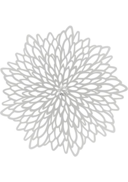 Yemek Masası Için 8 Adet Placemats, Hollow Muhteşem Masa Paspasları, Gümüş (Yurt Dışından)