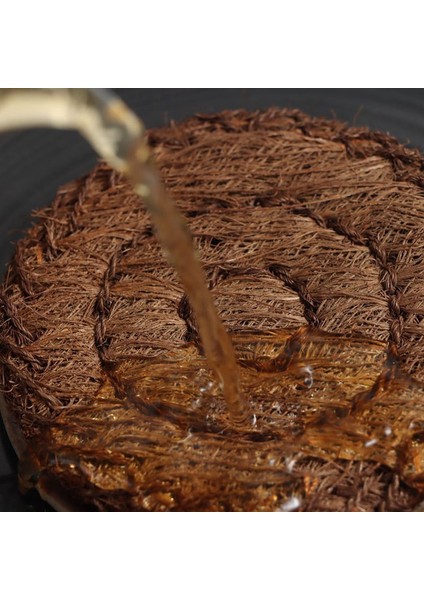 Kalın Kahverengi Mat Çay Seti Pot Mat, Kahverengi Saç Dokuma Potholder (Yurt Dışından)