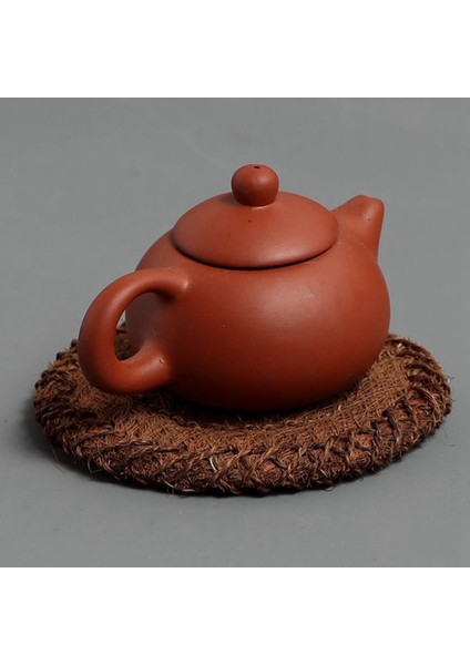 Kalın Kahverengi Mat Çay Seti Pot Mat, Kahverengi Saç Dokuma Potholder (Yurt Dışından)