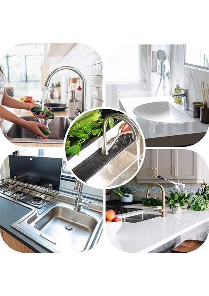 Lavabo Mat Emici Yıkanabilir Sıçrama Koruması, Bulaşık Kurutma Mat Sıçrama (Yurt Dışından)