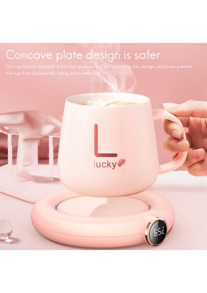 Kahve Kupa Mat Isıtıcı, USB Sabit Sıcaklık Sıcak Altlıkları, Beyaz (Yurt Dışından) modelleri