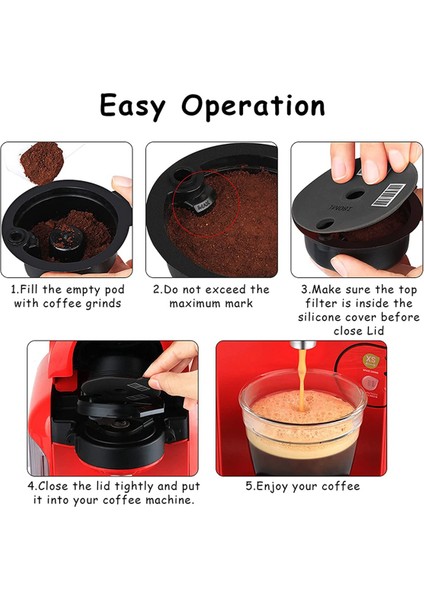 Yeniden Kullanılabilir Kahve Kapsülleri,bosch-S Tassimo Makineleri IÇIN,180ML (Yurt Dışından) indirimleri