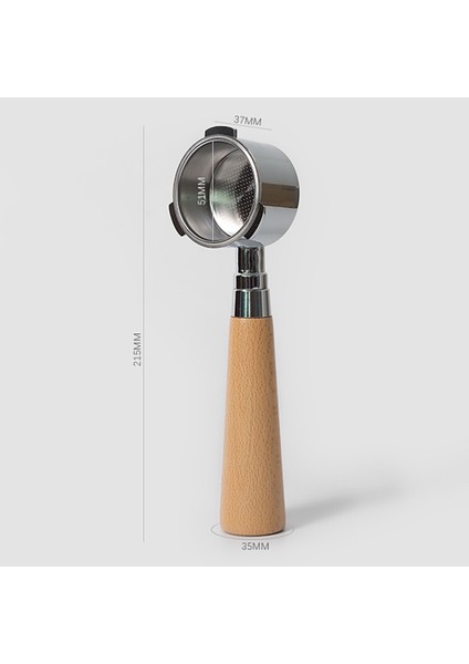 Donlim Kahve Makinesi Için 51MM Dipsiz Sap Üniversal, A (Yurt Dışından)