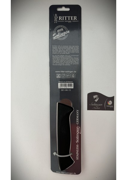 Rıtter Genel Kullanım Mutfak Bıçağı 13 cm Siyah modelleri