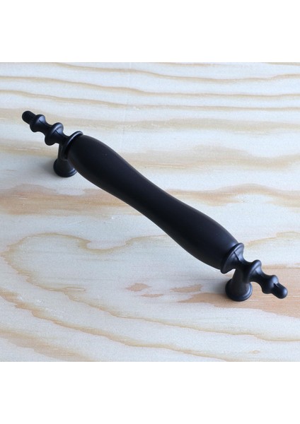 Gerçek Porselen Siyah 96 mm Kulp Mobilya Mutfak Kulplar Dolabı Çekmece Kulbu Dolap Kapak Kulpu