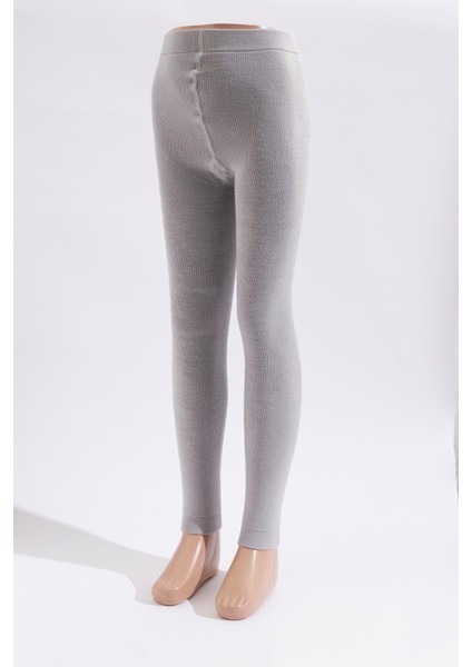 Içi Havlu Çocuk Tayt Dark Grey