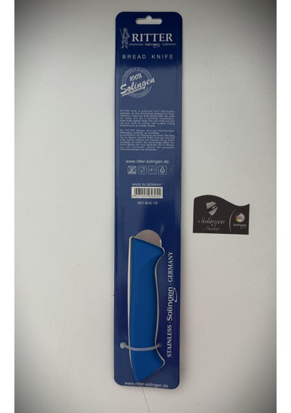 Rıtter Ekmek Bıçağı 19 cm Mavi