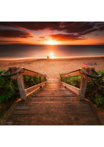 Hobby Gün Batımı ve Merdiveni Sayılarla Boyama Seti Rulo