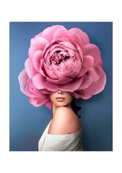 Hobby Çiçek Kadın 35 Sayılarla Boyama Seti Rulo