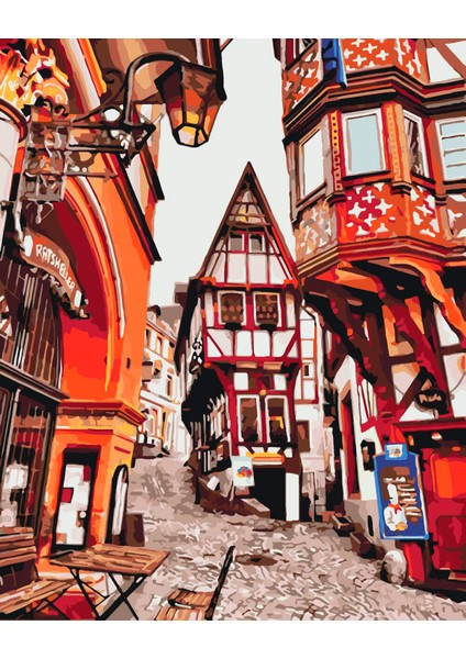 Hobby Düşsokağı Sayılarla Boyama Seti Rulo