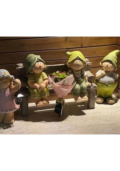 Canvas Cüceler Sayılarla Boyama Seti Kasnaklı