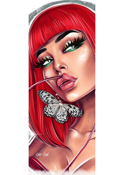 Hobby Cazibeli Kadın Sayılarla Boyama Seti Rulo