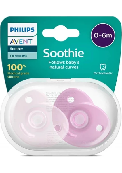 Philips Avent Soothie Emzik 06 Ay Kız Scf099/22