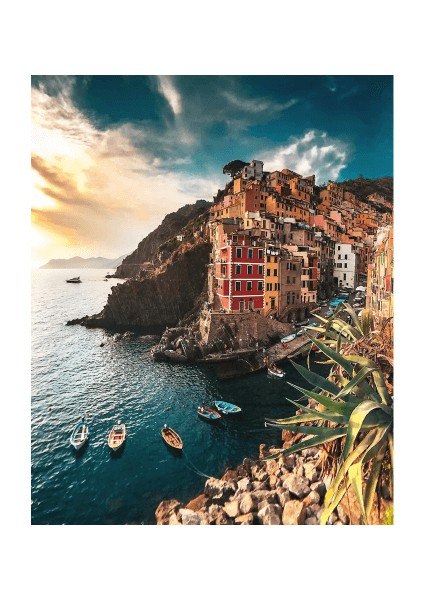 Hobby Yamaç Manzarası Sayılarla Boyama Seti Rulo