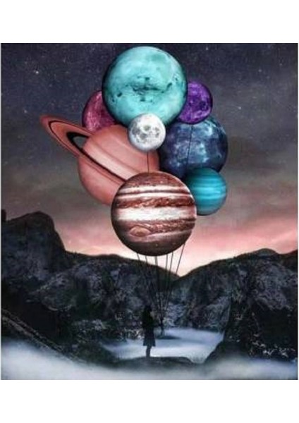 Hobby Evrenin Sırrı Sayılarla Boyama Seti Rulo