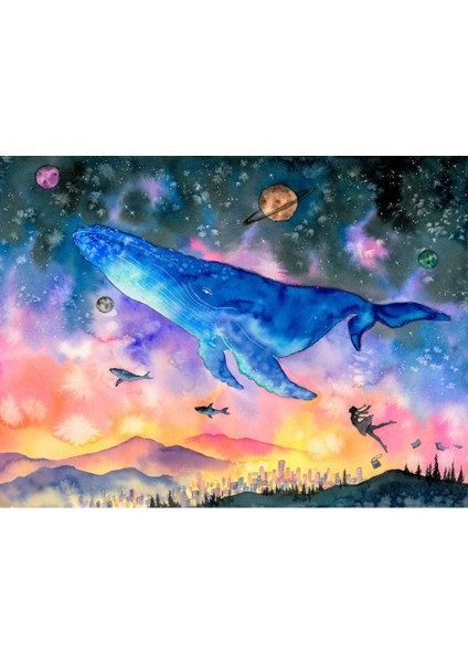 Hobby Hayal Gezegeni Sayılarla Boyama Seti Rulo