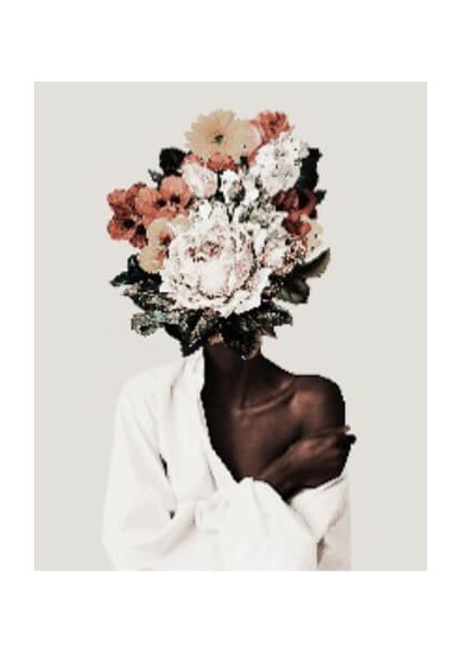 Hobby Çiçek Kadın 33 Sayılarla Boyama Seti Rulo