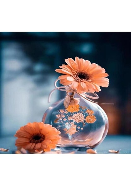 Canvas Kasımpatı Sayılarla Boyama Seti Kasnaklı