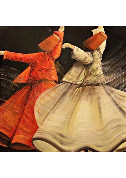 Hobby Öz E Doğru Yolculuk Mevlana Sayılarla Boyama Seti Rulo