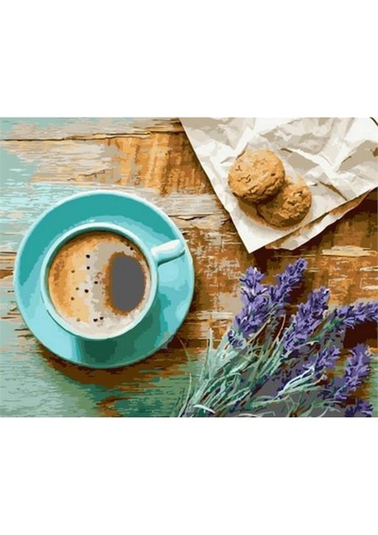 Hobby Lavanta ve Kahve Keyfi Sayılarla Boyama Seti Rulo