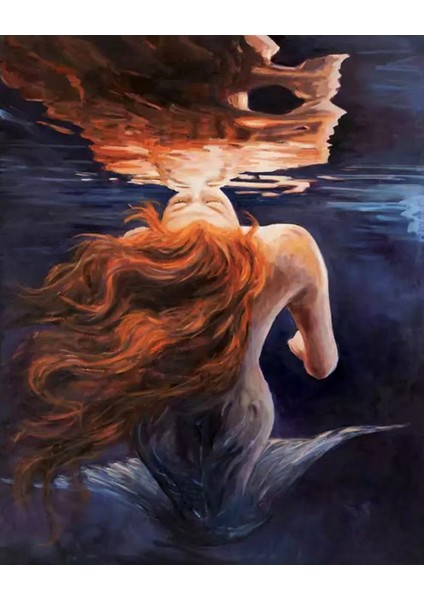 Hobby Deniz Kızı Sayılarla Boyama Seti Rulo