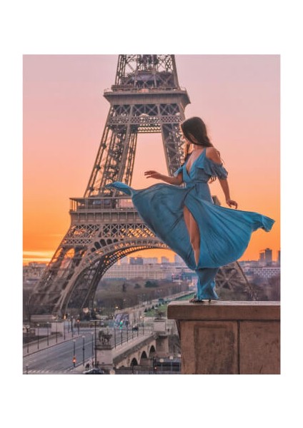 Hobby Eyfelde Bir Güzel Sayılarla Boyama Seti Rulo