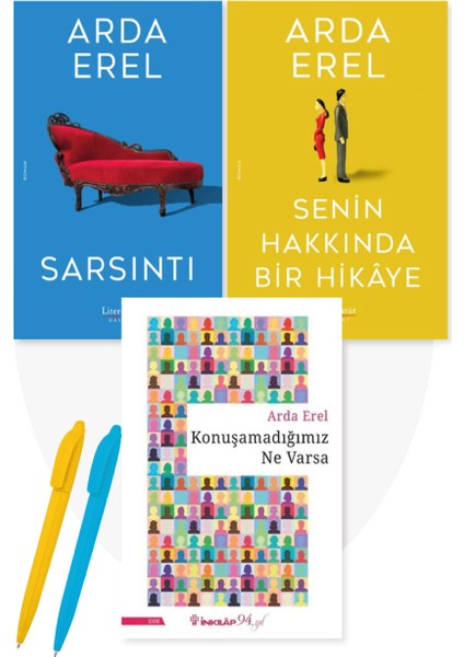 Sarsıntı - Senin Hakkında Bir Hikaye - Konuşamadığımız Ne Varsa – Arda Erel + Alfa Kalem