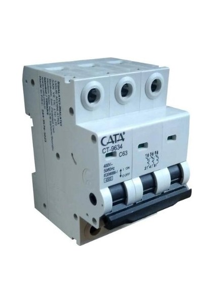 CT-9635 50 Amper Sigorta ( C Tipi / Trifaze / 4.5 Ka )