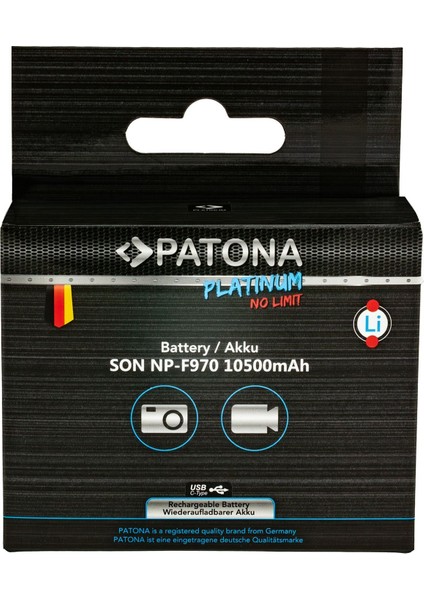 Platinum Batarya Sony NP-F970 Için fırsatları