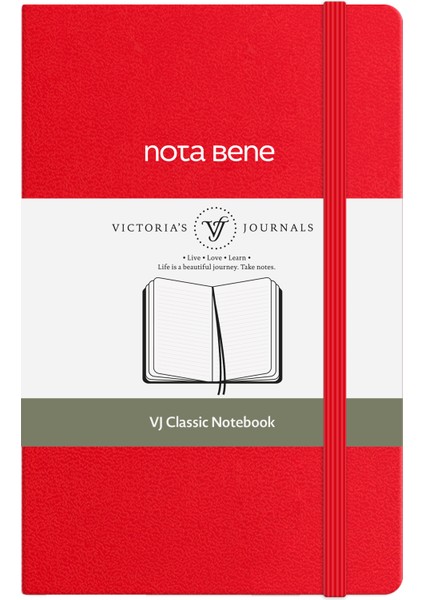Nota Bene Classic Sert Kapak Defter, 9X14 Cm, Çizgili fiyatları