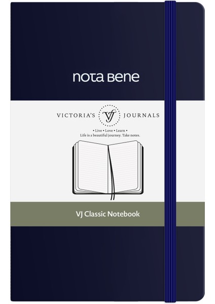 Nota Bene Classic Sert Kapak Defter, 9X14 Cm, Çizgili fiyatları
