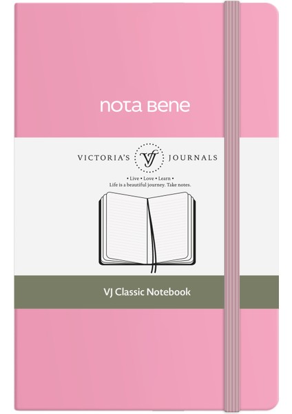 Nota Bene Classic Sert Kapak Defter, 9X14 Cm, Çizgili fiyatları
