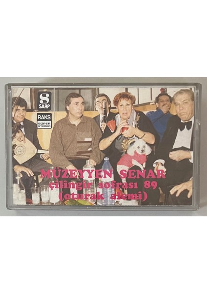 Müzeyyen Senar Çilingir Sofrası 89 (Oturak Alemi) Kaset (Orjinal Dönem Kağıt Baskı 2.el Kaset)