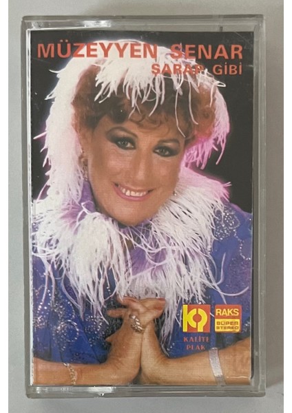 Müzeyyen Senar Şarap Gibi Kaset (Orjinal Dönem Kağıt Baskı 2.el Kaset)