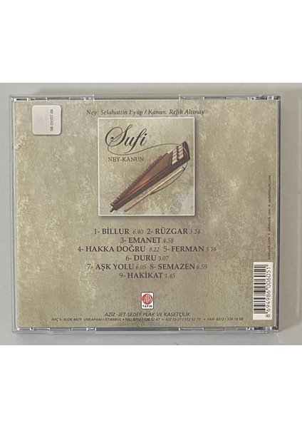 Sufi Ney Kanun CD (Orjinal Dönem Baskı) fiyatları