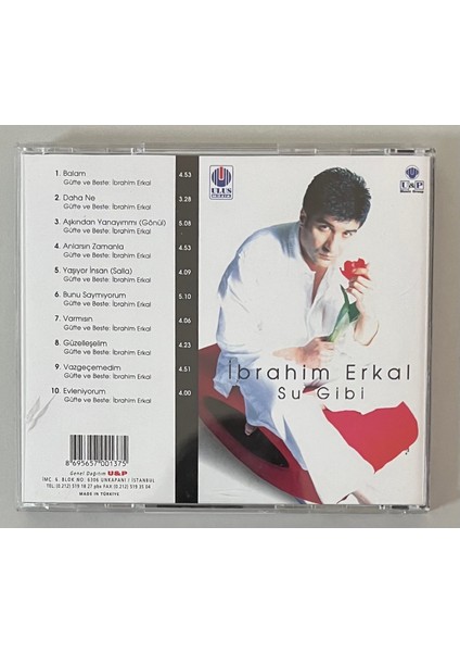 Ibrahim Erkal Su Gibi CD (Orjinal Dönem Baskı)