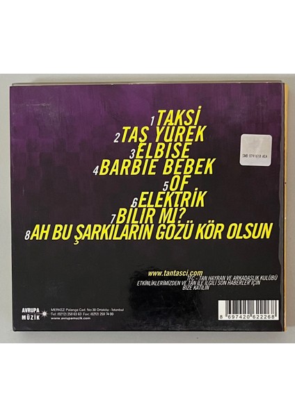 Tan Taşçı Taş Yürek CD (Orjinal Dönem Baskı)